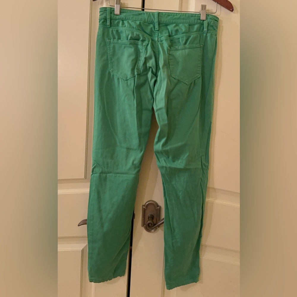 Massimo Dutti Women's Green 5-Pocket Type Skinny Fit Denim Jeans Size 2 - Picture 6 of 8
